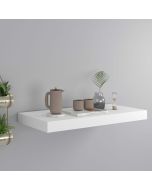 Estante flotante de pared mdf blanco 50x23x3,8 cm
