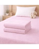 Sábana bajera infantil ajustable rosa cama 90cm donegal collections