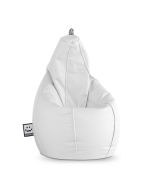 Puff pera polipiel outdoor blanco happers xxl