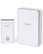 Aigostar ring dc-timbre inalámbrico ip44,36 melodías,3 volúmenes,blanco