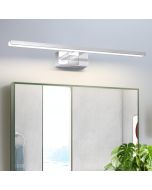 Nettlife lámpara de pared para baño LED plateado 60x5.2