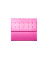 Cabecero aster polipiel rosa 90