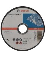 Disco de corte Bosch de núcleo plano estándar para metal 125x1.6 mm - 26086