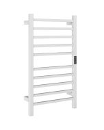 Toallero eléctrico 45x11x80 cm acero inoxidable color blanco Homcom
