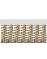 Cortina para puertas de PVC helix beige con  marrón / 90 x 210