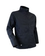 Chaqueta de trabajo softshell quartz lma - negra