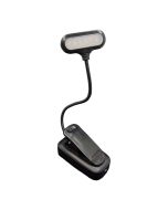 Lámpara de lectura negra cct, brillo ajustable. Batería recargable
