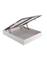 Canapé somier 135x190cm royal sleep blanco montaje incluido