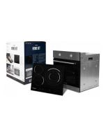 Kit inducción+ horno infiniton hv-nd63, 70 l, placa 3 zonas, inox