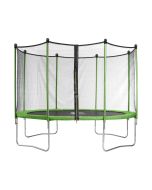 Trampolin / cama elástica "yoopi" - ø 4.25 m - con red + escalera + cubiert