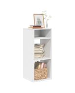 Estantería librería madera contrachapada blanco 34x31x80 cm