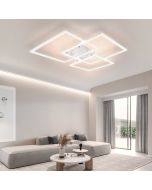 Nettlife plafon  de techo LED sala de estar Blanco 75 cm regulable plafon