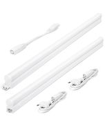 Aigostar luz LED cocina con interruptor 9w 990lm 4000k 0.6m, 2 pcs