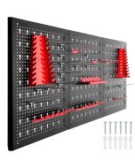 Panel perforado para herramientas jonah con ganchos y soportes