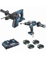 Conjunto de 2 máquinas 18v perforador dhr264 + taladro dhp481 - Makita - co