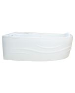 Ondee - bañera de esquina fany - 135x135cm - abs y acrílico 3mm - blanco