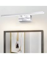 Nettlife lámpara de pared para baño LED plateado 30x12.8