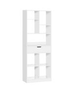 Estantería para libro 60x26x158 cm mdf color blanco Homcom