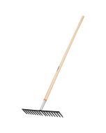 Rastrillo recto reforzado, 16 dientes, mango de 60", Truper
