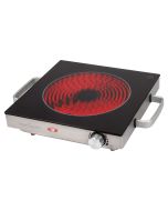 Placa cocción por infrarrojos vitrocerámica i proficook ekp 1210 negro/plat