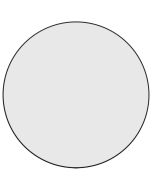 vidaXL espejo de pared redondo negro ø 60 cm