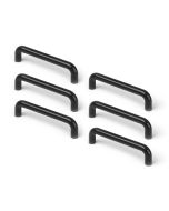 Tirador para mueble rei 6-e419.03 | cc 96 mm | negro | 6 uds. | abs