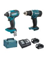 Kit 2 herramientas Makita 18v ddf453 dtd152 con baterías
