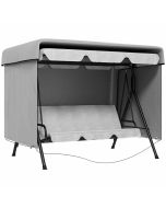 Funda para columpio 215x155x150 cm pe color gris Outsunny