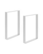 Pata de mesa rei 925 | 250x40x350 mm | blanco poro | 2 uds. | acero