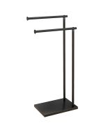 Toallero de pie 35.5x20x78 cm metal Homcom, hogar - baño