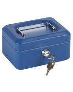 Arregui elegant c9215 caja caudales acero con bandeja, 15 cm ancho, azul