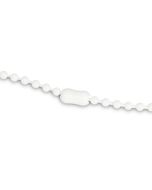 Mini conector cadena de bolas cortada de ø 4 mm - juego de 4 - marrón
