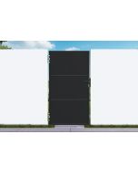 Portillo nali acero negro 1x1,8 m