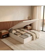 Canapé 120x190cm royal sleep space bed blanco montaje incluido