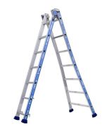 Escalera transformable platinium 2 tramos 3 m 48 en-131-2 - tubesca-comabi