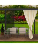 Cortinas para exterior, cortinas para balcones 1x155x240cm beige