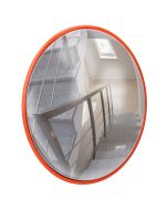 Espejo de tráfico con soporte giratorio ø 30 cm rojo ecd germany