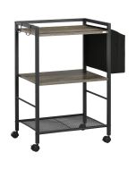 Carrito de cocina 66x40x80.5 cm color gris Homcom, hogar - cocina