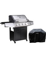 Barbacoa a gas "bingo 5" - 5 quemadores (1 lateral) - 15.2kw + funda de pro