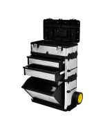 vidaXL caja de herramientas de 3 partes