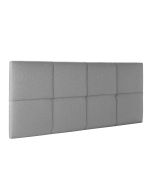 Cabecero tapizado sicilia 160x60 cm color gris claro