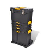 vidaXL caja de herramientas carrito portátil