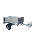 Remolque 1 eje de 300 kg – 1,10 x 0,92 m – basculante