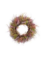 Corona decorativa guancha 50 cm rosa