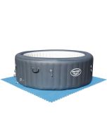 Protectores de suelo de piscina 8 piezas azul 58220 es5916
