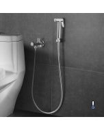 Kibath grifo wc higiene íntima 1 agua cromo fabricado en latón