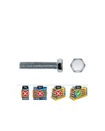 Caja 100 unid. Tornillo metrica hexagonal din/ref 933 ø8x16mm zincado