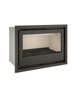 Tj - chimenea insertable de leña con turbinas modelo flama 80 de 7,4 kw