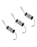 Pack x3 driver para foco downlight LED 15w-18w dc