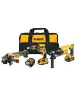 Kit 3 herramientas 18v - atornillador + martillo + amoladora